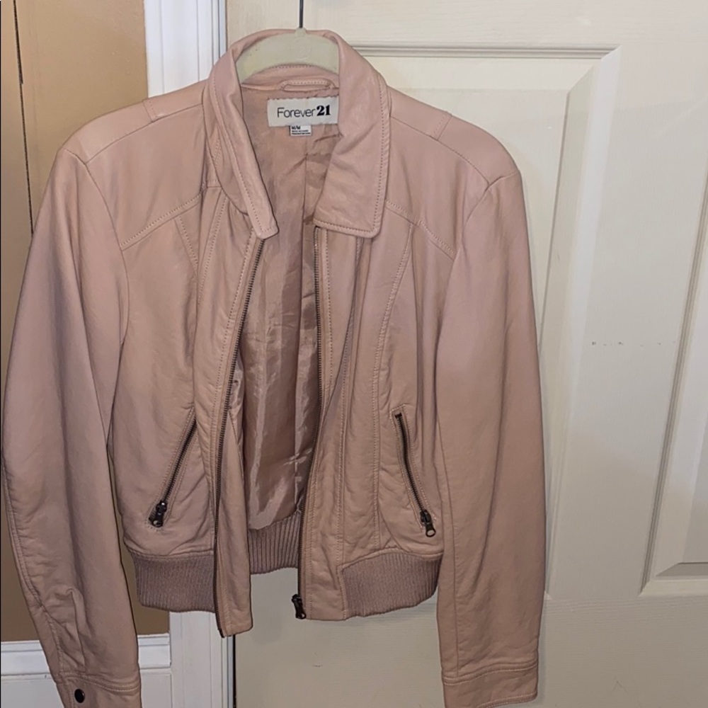Leather jacket
